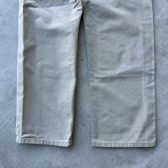 Vintage Y2K Carhartt TAN brown double knee work wear carpenter pants - Picture 7 of 7